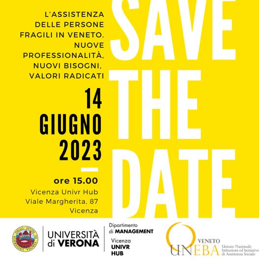 Siamo agli ultimi ritocchi per il convegno del 14 giugno a Vicenza presso il Vicenza Univr HUB, dove consegneremo gli attestati ai diplomati…