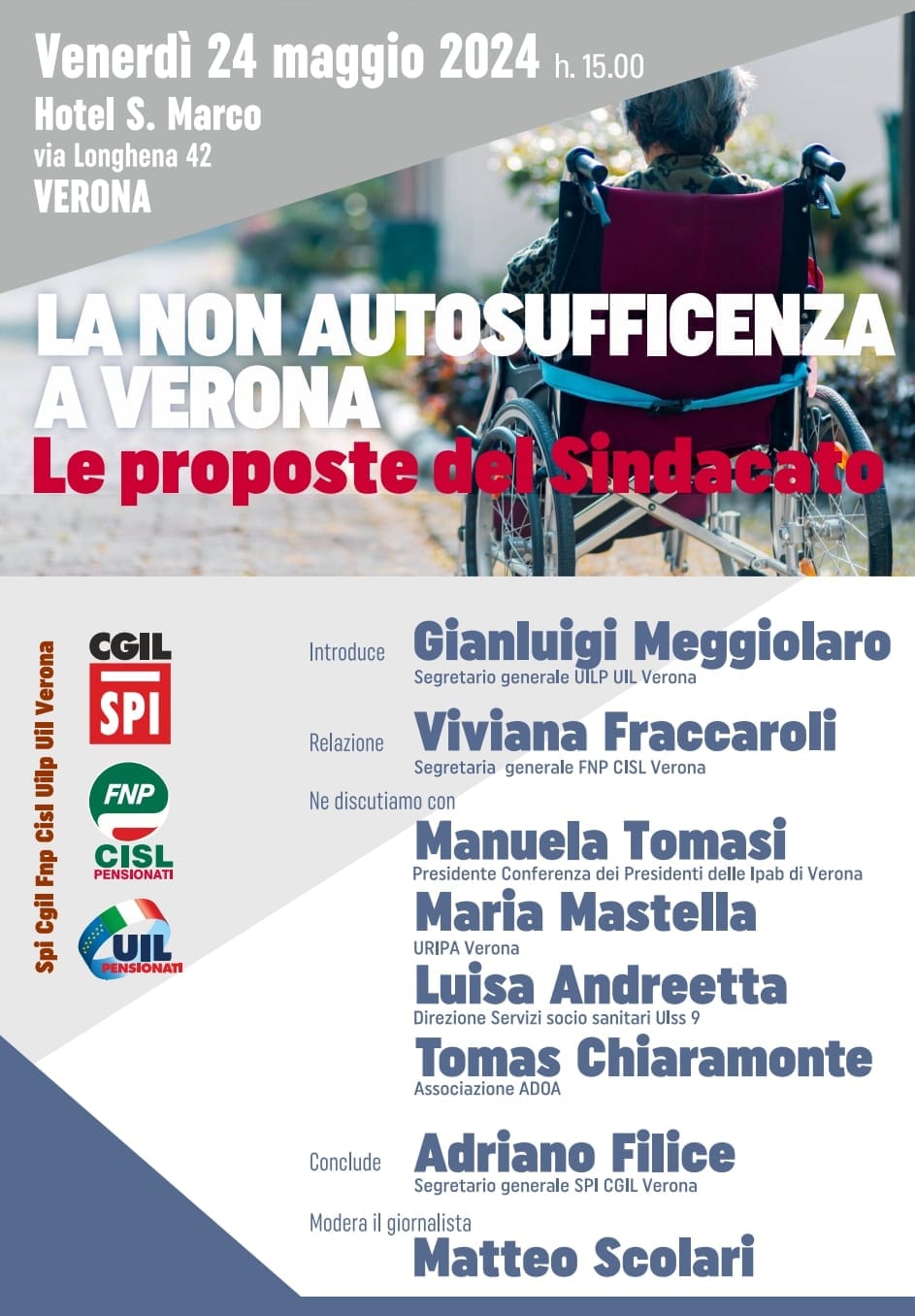 Il nostro segretario Tomas Chiaramonte invitato come esperto dai sindacati CGIL, CISL e UIL, per approfondire i temi dei sistemi di cura de…