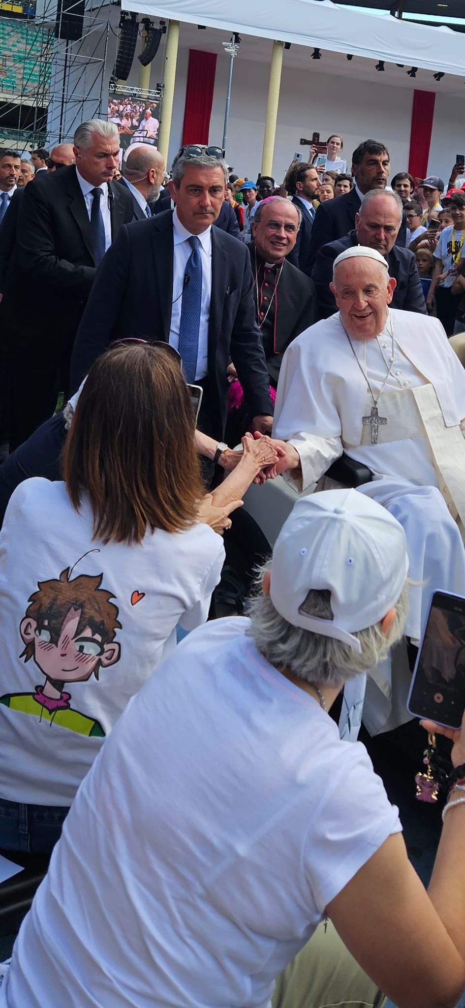 Papa Francesco allo stadio Bentegodi: VERONA C’È!
 E ci siamo anche noi ADOA 
 #sefabenealorofabeneancheate