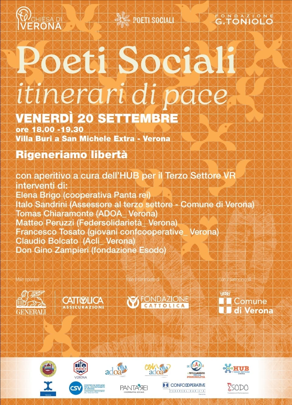 Poeti sociali
Itinerari di pace!

 “Se vuoi costruire una nave prima risveglia in te e negli altri il desiderio del mare sconfinato!”

 L’HU…
