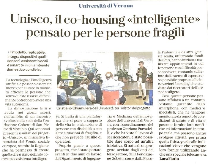 Tecnologia al servizio dell’inclusione!

In Fondazione Gobetti,  WORKSHOP CONCLUSIVO del progetto UNISCO, promosso dall’Università di Veron…