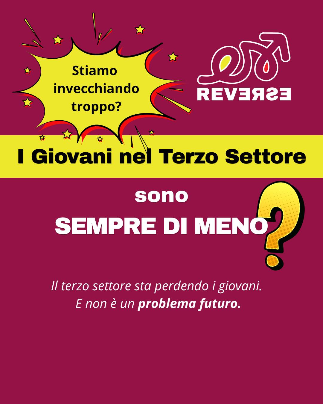 Giovani e terzo settore: il problema è reale. Ma non è quello che pensi.

L’età media supera i 60 anni. I giovani sono pochi. E molti di que…