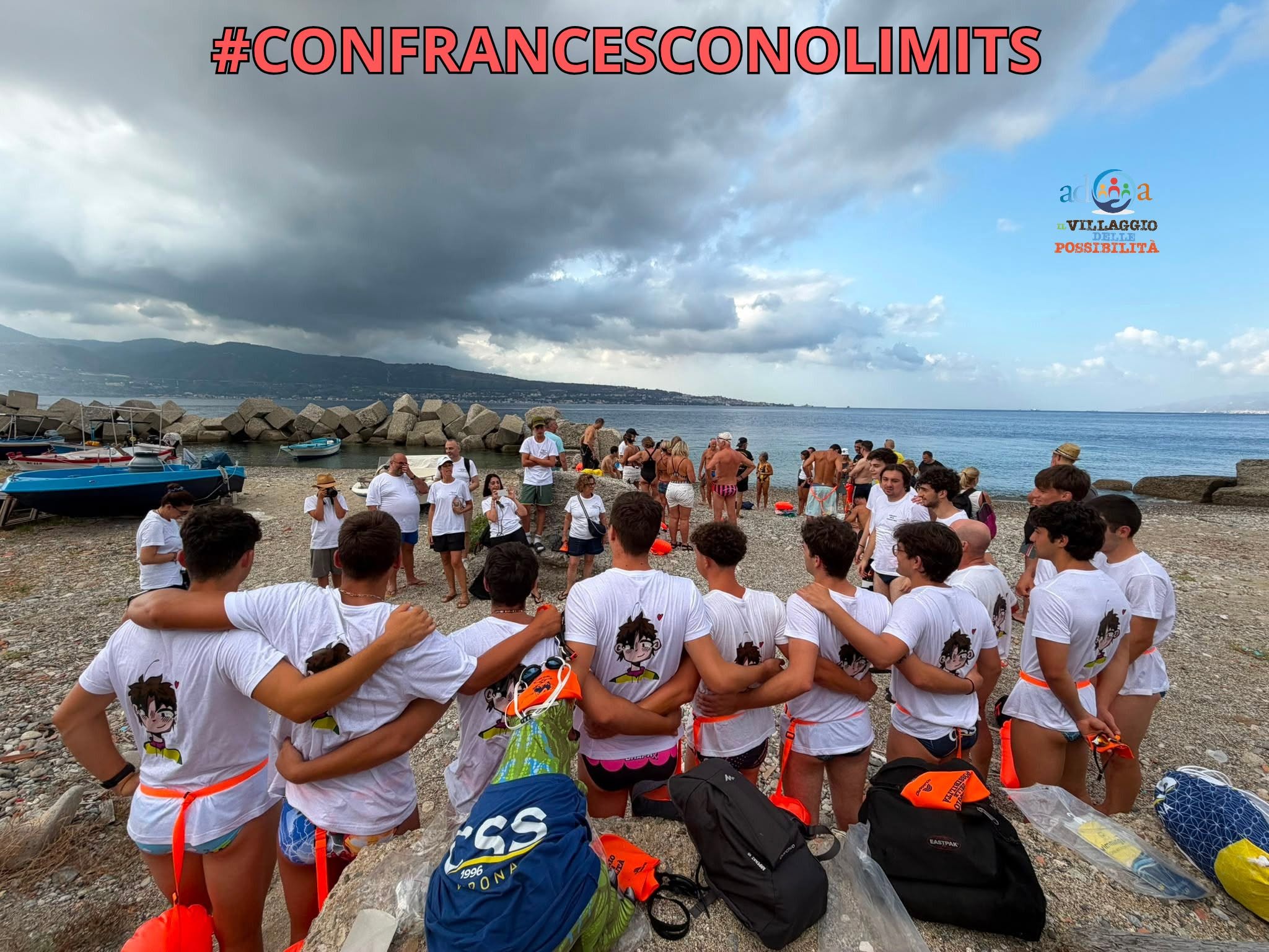 【﻿“ＣＯＮＦＲＡＮＣＥＳＣＯ ＮＯ　ＬＩＭＩＴＳ”】

 Traversata dello Stretto di Messina 
2⃣4⃣ luglio 2026

Uniti dallo stesso orizzonte: nessun lim…