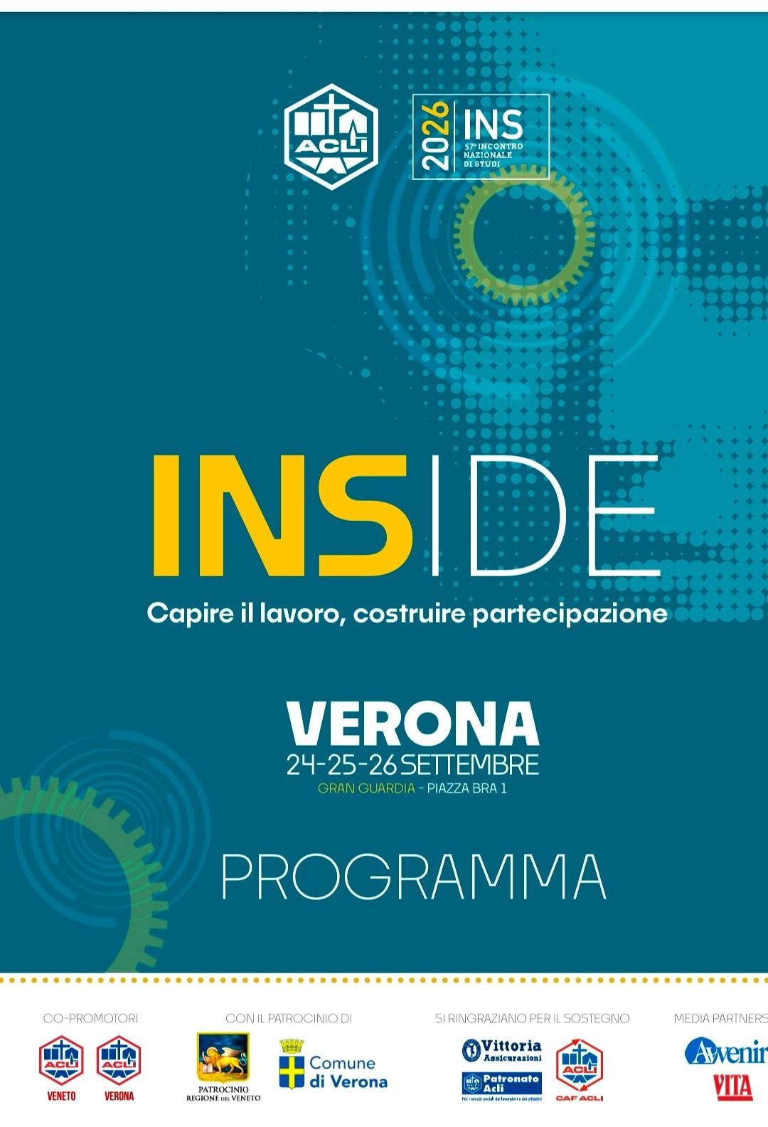 《Capire il lavoro, costruire partecipazione.》
Sono le parole che guidano il 57° Incontro Nazionale di Studi delle ACLI, e sono anche il cuo…
